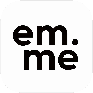 Employ me Logo Weiss